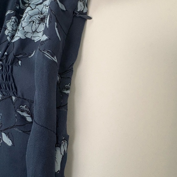 Club Monaco Navy Floral Midi Dress - Picture 6 of 7